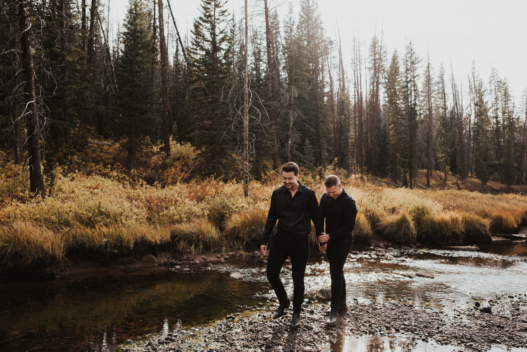 Piney River same sex engagement photos