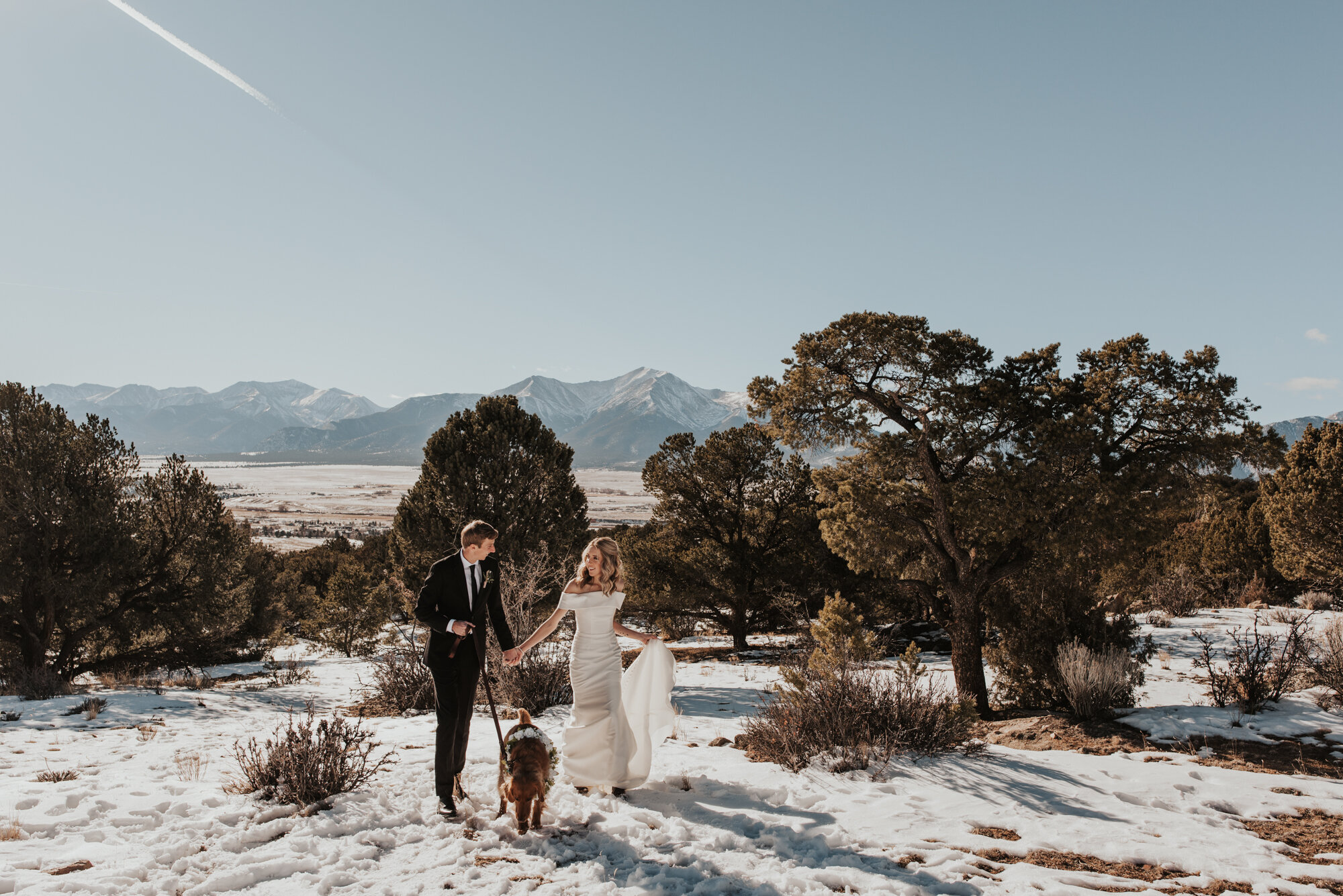 Intimate Colorado Winter Wedding